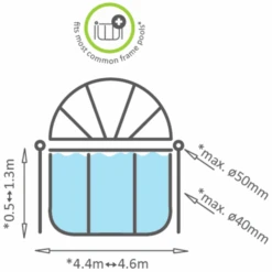 EXIT TOYS EXIT Zwembadafdekking ø450cm -Kinderspeelgoed exit zwembadafdekking o450cm a294643 2