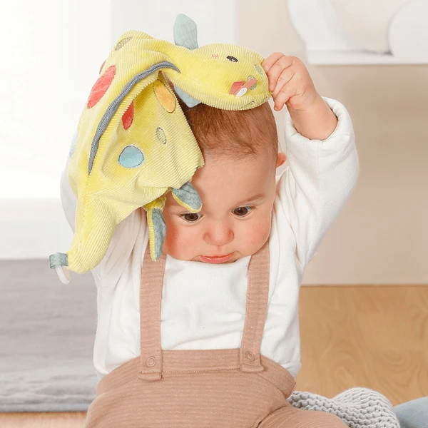 Fehn ® Knuffeldoek Handpop Dino 4 Fehn ® Knuffeldoek Handpop Dino - Afbeelding 4