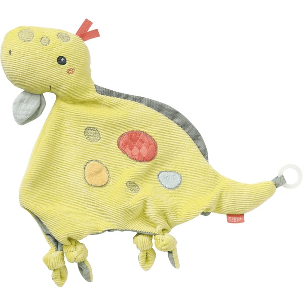 Fehn ® Knuffeldoek Handpop Dino 1 Fehn ® Knuffeldoek Handpop Dino