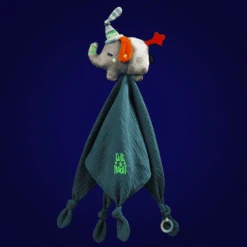 Fehn ® Knuffeldoekje Olifant Goede Nacht -Kinderspeelgoed fehn knuffeldoekje olifant goede nacht a314280 3