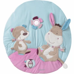 FEHN Monkey Donkey 3-D Activity-deken Ezel -Kinderspeelgoed fehn monkey donkey 3 d activity deken ezel a074440 2