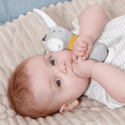 Fehn ® Stick Rammelaar Ezel Fehn NATURE -Kinderspeelgoed fehn stick rammelaar ezel fehn nature a363262 3