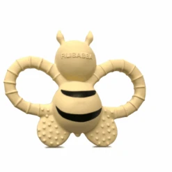 Filibabba Bijtring Bella De Bij Natuurlijk Rubber - Bleke Banaan -Kinderspeelgoed filibabba bijtring bella de bij natuurlijk rubber bleke banaan a333558 2
