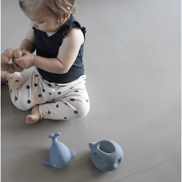 Filibabba Bijtring Christian De Walvis - Powder Blauw 2 Filibabba Bijtring Christian De Walvis - Powder Blauw - Afbeelding 2