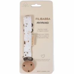 Filibabba Dummy Ketting - Kastanjes -Kinderspeelgoed filibabba dummy ketting kastanjes a399728 3