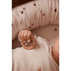 Filibabba Siliconen Bijtring 2-pack - Vintage Rose -Kinderspeelgoed filibabba siliconen bijtring 2 pack vintage rose a383152 3