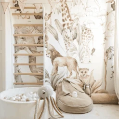 Fitwood TAIMI MINI Wandrekken, Wit - Berk -Kinderspeelgoed fitwood taimi mini wandrekken wit berk a377526 2