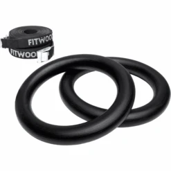 Fitwood ULPU MINI Turnringen, Zwart - Zwarte Banden