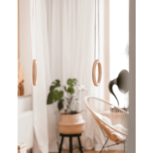 Fitwood ULPU Turnringen, Grijs - Zwarte Banden 3 Fitwood ULPU Turnringen, Grijs - Zwarte Banden - Afbeelding 3