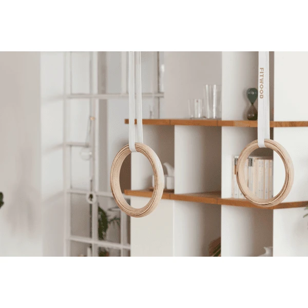 Fitwood ULPU Turnringen, Grijs - Zwarte Banden 5 Fitwood ULPU Turnringen, Grijs - Zwarte Banden - Afbeelding 5