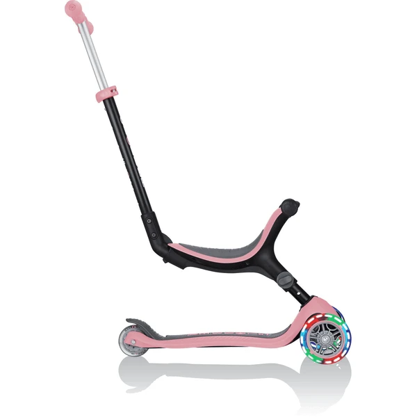 GLOBBER GO-UP FOLDABLE LIGHT S Pastel Roze - Met Verlichte Wielen 2 GLOBBER GO-UP FOLDABLE LIGHT S Pastel Roze - Met Verlichte Wielen - Afbeelding 2