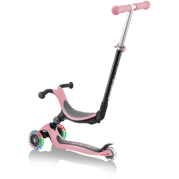 GLOBBER GO-UP FOLDABLE LIGHT S Pastel Roze - Met Verlichte Wielen 3 GLOBBER GO-UP FOLDABLE LIGHT S Pastel Roze - Met Verlichte Wielen - Afbeelding 3