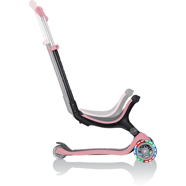 GLOBBER GO-UP FOLDABLE LIGHT S Pastel Roze - Met Verlichte Wielen 4 GLOBBER GO-UP FOLDABLE LIGHT S Pastel Roze - Met Verlichte Wielen - Afbeelding 4