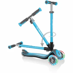 GLOBBER Scoot Er ELITE Deluxe Verlichte Wielen, Hemelsblauw -Kinderspeelgoed globber scoot er elite deluxe verlichte wielen hemelsblauw a303772 3