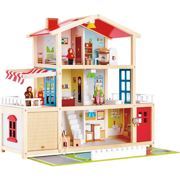 Hape Poppen-Villa E30405 2 Hape Poppen-Villa E30405 - Afbeelding 2