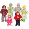 HAPE Poppenfamilie - Blanke Huidskleur 6delig