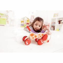 HAPE Trekdier Hondje "Puppy" -Kinderspeelgoed hape trekdier hondje puppy a062743 3