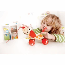 HAPE Trekdier Hondje "Puppy" -Kinderspeelgoed hape trekdier hondje puppy a062743 4