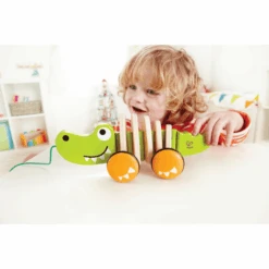 HAPE Trekdier Krokodil "Croc" 8 HAPE Trekdier Krokodil "Croc" -Kinderspeelgoed hape trekdier krokodil croc a062306 3