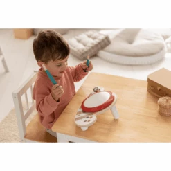 Hape Trommel Slak Tobi 7 Hape Trommel Slak Tobi -Kinderspeelgoed hape trommel slak tobi a315459 2