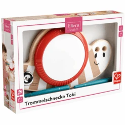 Hape Trommel Slak Tobi 9 Hape Trommel Slak Tobi -Kinderspeelgoed hape trommel slak tobi a315459 4