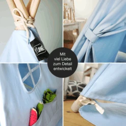 Hej Loenne Kindertent, Blauw -Kinderspeelgoed hej loenne kindertent blauw a364782 4