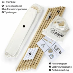 Hej Loenne Kindertent, Wit -Kinderspeelgoed hej loenne kindertent wit a364754 3