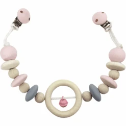 Kinderspeelgoed -Kinderspeelgoed hess rijwerk nature ketting roze a247070 1