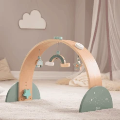 Howa ® Baby Gym Hout "space" 7 Howa ® Baby Gym Hout "space" -Kinderspeelgoed howa baby gym hout space a302340 2
