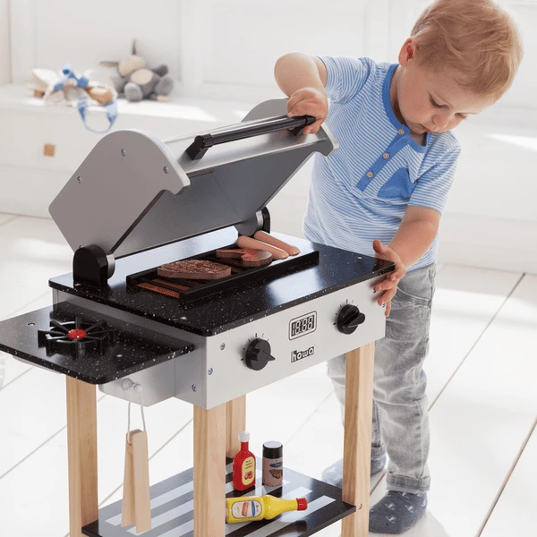 Howa® Kinderbarbecue Max Met Houten Accessoires 4 Howa® Kinderbarbecue Max Met Houten Accessoires - Afbeelding 4