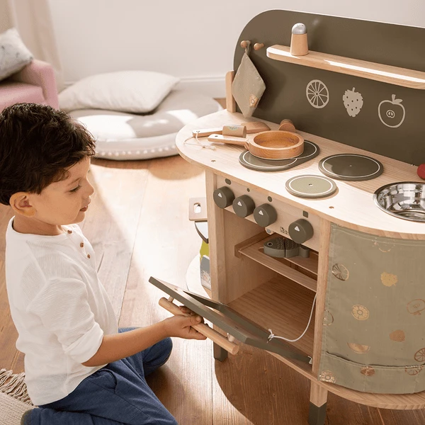 Howa Kinderkeuken " Lucky " Van Hout 3 Howa Kinderkeuken " Lucky " Van Hout - Afbeelding 3