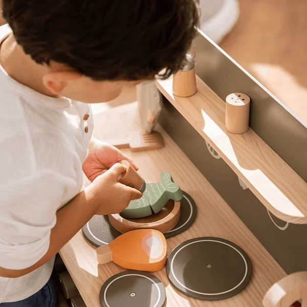 Howa Kinderkeuken " Lucky " Van Hout 4 Howa Kinderkeuken " Lucky " Van Hout - Afbeelding 4