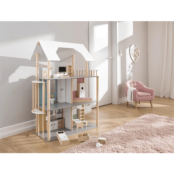 Howa® Poppenhuis Voor Poppen Tot 30cm 2 Howa® Poppenhuis Voor Poppen Tot 30cm - Afbeelding 2