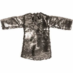 I'M A GIRLY Silver Glitterjurk -Kinderspeelgoed im a girly silver glitterjurk a314969 2