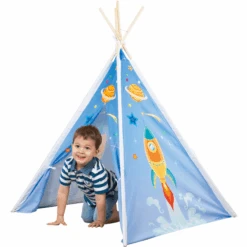 John® Houten Tipi Ruimte, In Draagtas 9 John® Houten Tipi Ruimte, In Draagtas -Kinderspeelgoed john houten tipi ruimte in draagtas a409399 4