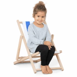 John® Kinderfauteuil Blauw/wit -Kinderspeelgoed john kinderfauteuil blauw wit a409432 3