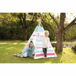John Original Tipi, Turquoise/ Roze -Kinderspeelgoed john original tipi turquoise roze a278679 2