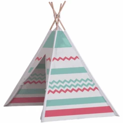 John Original Tipi, Turquoise/ Roze -Kinderspeelgoed john original tipi turquoise roze a278679 4