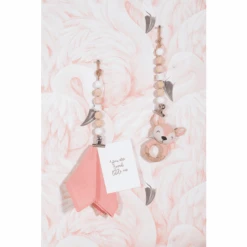 Jollein Bijtring Ø 7cm Deer Pale Pink -Kinderspeelgoed jollein bijtring o 7cm deer pale pink a283037 2