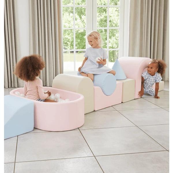 KIDKII Lux Ball Bath Imitation Leather Oud Roze 2 KIDKII Lux Ball Bath Imitation Leather Oud Roze - Afbeelding 2