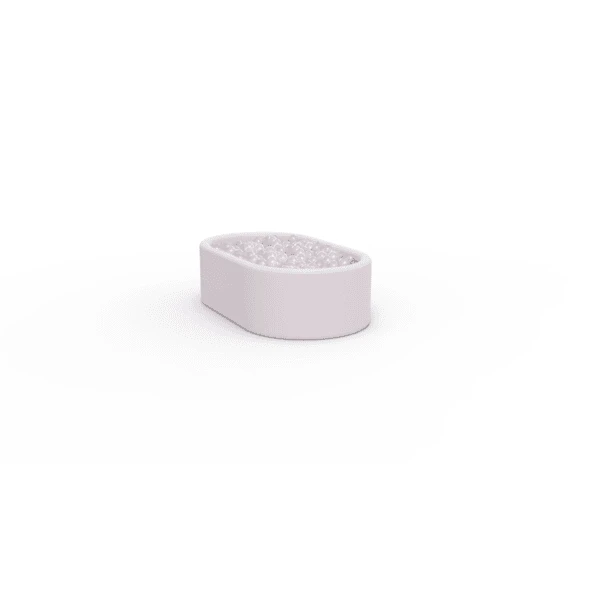 KIDKII Lux Ball Bath Imitation Leather Oud Roze 1 KIDKII Lux Ball Bath Imitation Leather Oud Roze