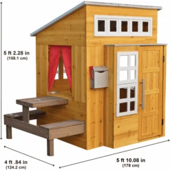 Kidkraft® Moderne Speeltuinhuis -Kinderspeelgoed kidkraft moderne speeltuinhuis a217902 2