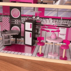 KidKraft® Poppenhuis Glitter Poppen-villa -Kinderspeelgoed kidkraft poppenhuis glitter poppen villa a217566 4