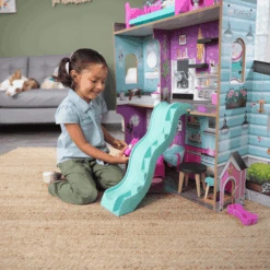 Kidkraft® Purrfect Huisdieren-poppenhuis 8 Kidkraft® Purrfect Huisdieren-poppenhuis -Kinderspeelgoed kidkraft purrfect huisdieren poppenhuis a376900 3