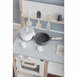 KIDS CONCEPT Keuken, Wit/grijs -Kinderspeelgoed kids concept keuken wit grijs a227545 2
