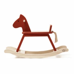 Kids Concept ® Schommelpaard Orange - Rood Carl Larsson -Kinderspeelgoed kids concept schommelpaard orange rood carl larsson a368131 2