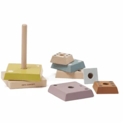 Kids Concept ® Stack Pyramide Neo Gekleurd -Kinderspeelgoed kids concept stack pyramide neo gekleurd a411190 2