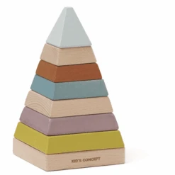 Kids Concept ® Stack Pyramide Neo Gekleurd -Kinderspeelgoed kids concept stack pyramide neo gekleurd a411190 4