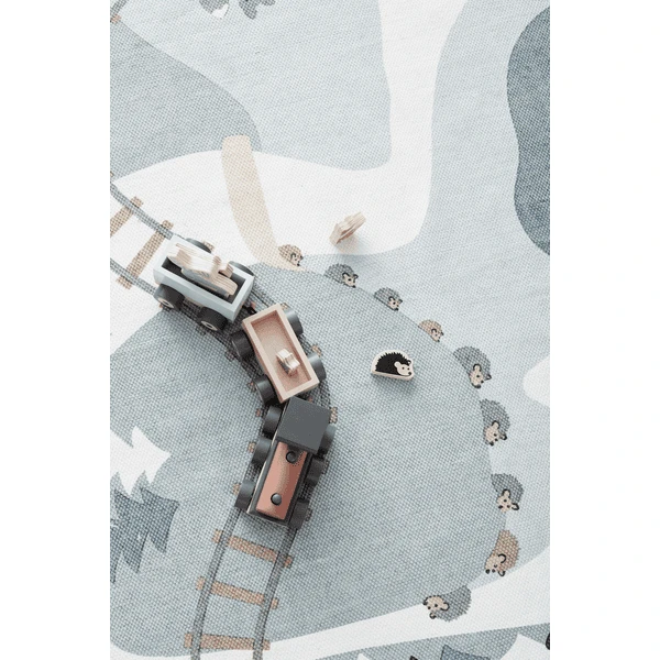 KIDS CONCEPT Tapijt EDVIN Meerkleurig 5 KIDS CONCEPT Tapijt EDVIN Meerkleurig - Afbeelding 5