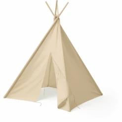 Kids Concept ® Tipi Tent Beige -Kinderspeelgoed kids concept tipi tent beige a367668 2